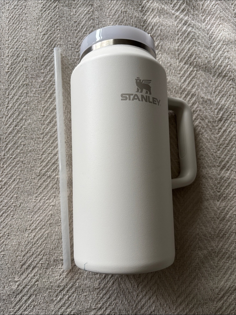Stanley 64oz white water bottle